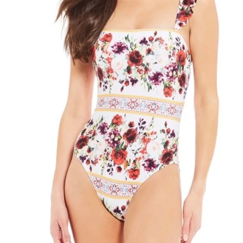 NWT Antonio Melani one piece swimsuit size L